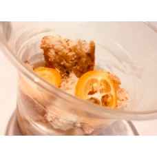 Mousse glacée aux oranges confites